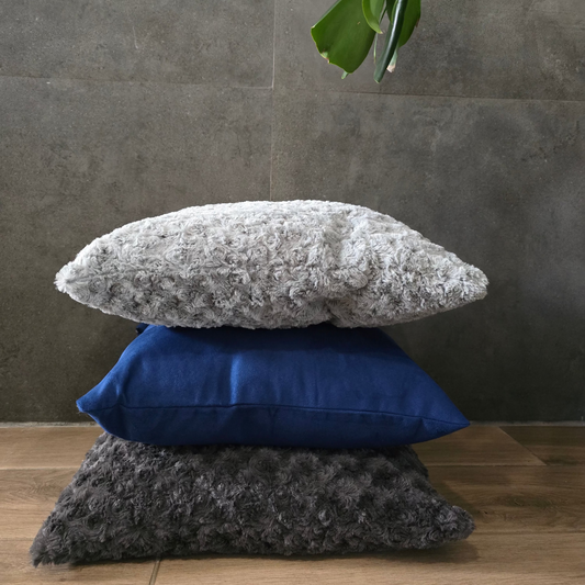 Set 3 Cojines Decorativos Cierre Invisible, Tela Suave para Sala, Cama, Sillón 45 x 45cm