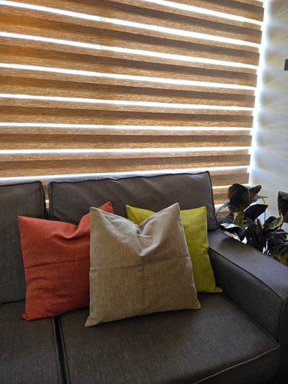 Set 3 Cojines Decorativos Cierre Invisible, Tela Suave para Sala, Cama, Sillón 45 x 45cm