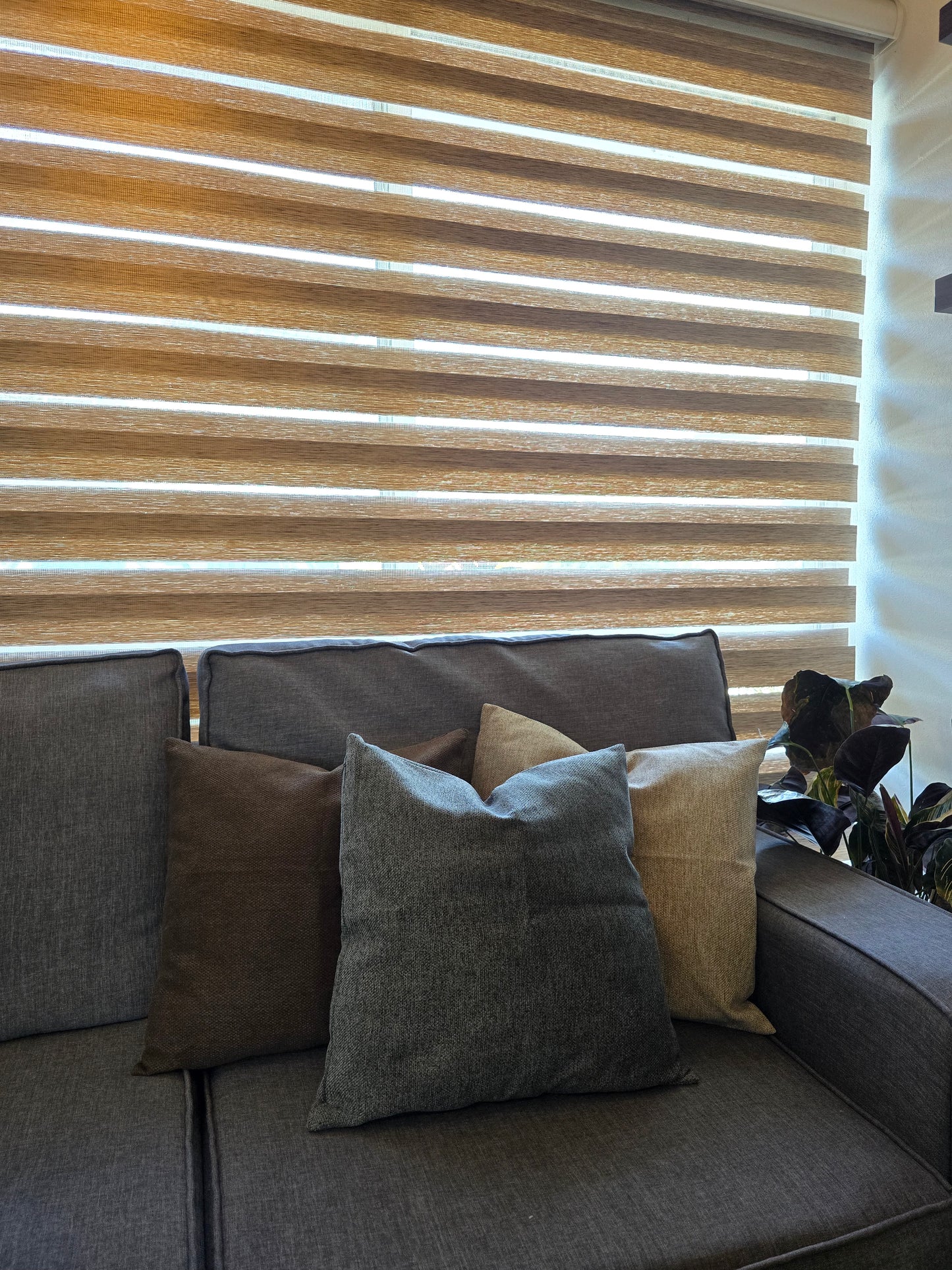 Set 3 Cojines Decorativos Cierre Invisible, Tela Suave para Sala, Cama, Sillón 45 x 45cm