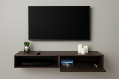 Mueble Tv, Centro De Entretenimiento, Flotado, Moderno 120cm