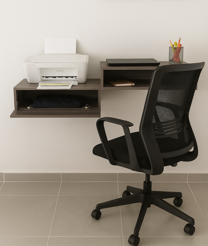 Escritorio Flotante, Home Office, Repisa Moderna,extra Ancho