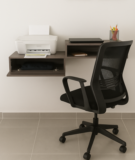 Escritorio Flotante, Home Office, Repisa Moderna,extra Ancho