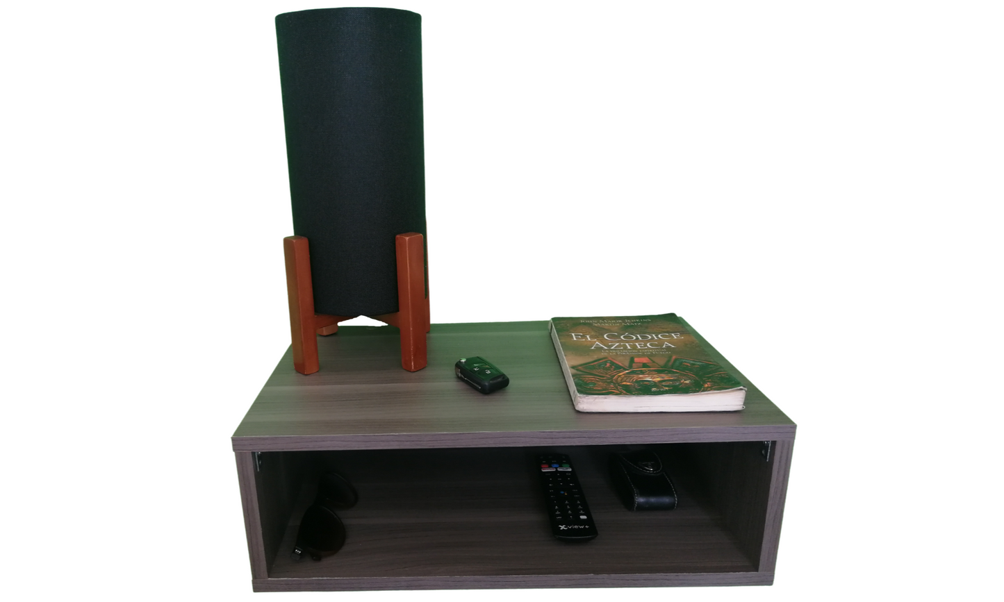 Buro Flotante Mueble Minimalista Moderno Juego De 2pzas