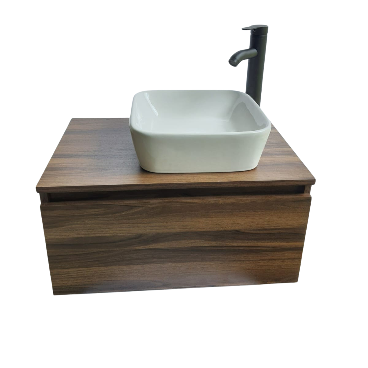 Mueble De Baño, Gabinete 60x40cm, Ovalin Marmol Y Monomando