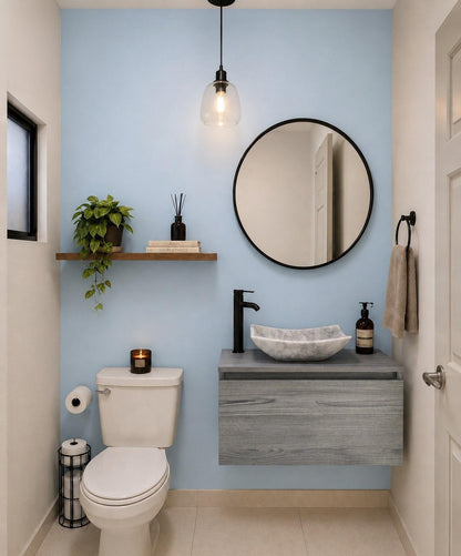 Mueble De Baño, Gabinete 60x40cm, Ovalin Marmol Y Monomando mb01