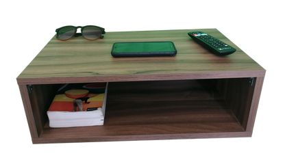 Buro Flotante Mueble Minimalista Moderno Juego De 2pzas