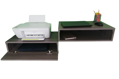 Escritorio Flotante, Home Office, Repisa Moderna,extra Ancho
