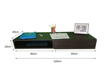 Escritorio Flotante, Home Office, Repisa Moderna,extra Ancho