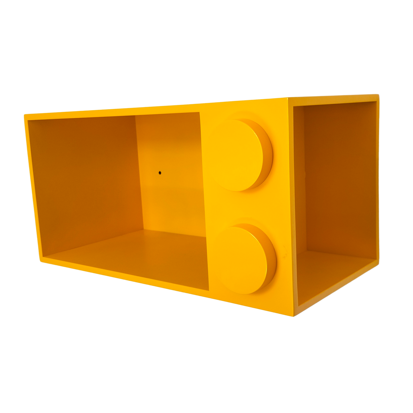 Repisa Infantil, Repisa Para Niños Tipo Bloque, Amarilla