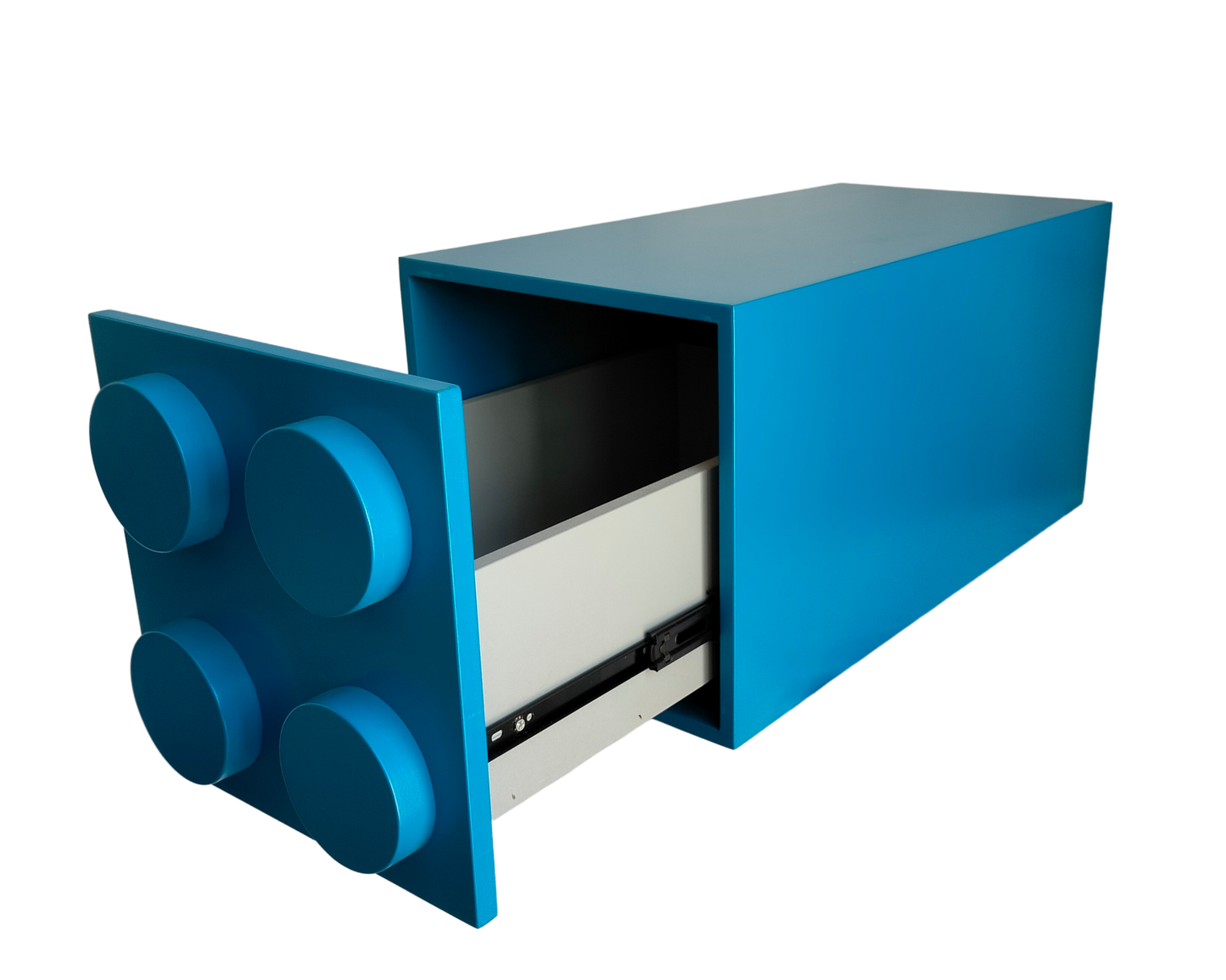 Repisa Infantil, Repisa Para Niños Tipo Bloque, Azul