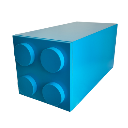 Repisa Infantil, Repisa Para Niños Tipo Bloque, Azul